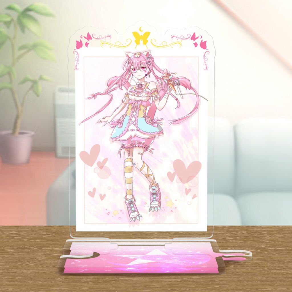 繋がるアクスタ_あむ。イラストver. (REALITYアバターイラスト)