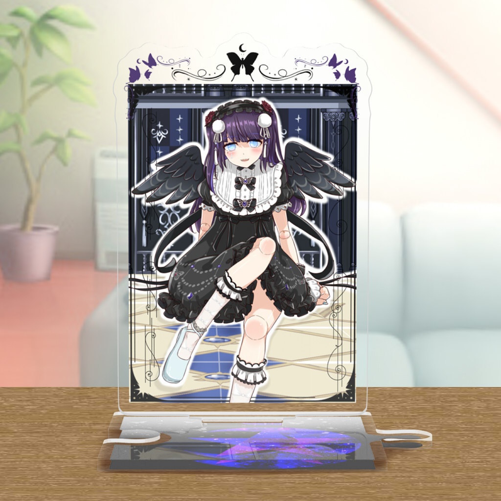 繋がるアクスタ_ぽちぽち イラストver. (REALITYアバターイラスト)
