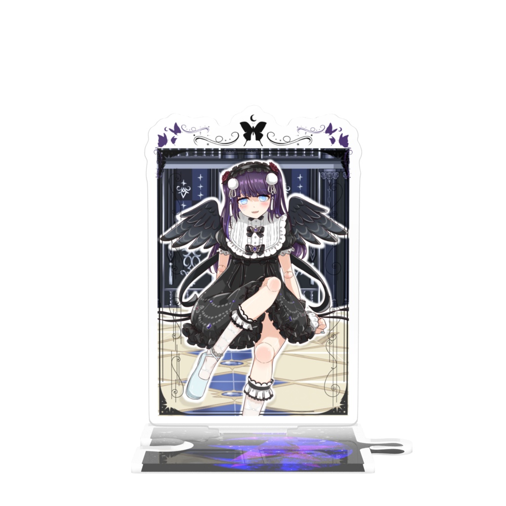 繋がるアクスタ_ぽちぽち イラストver. (REALITYアバターイラスト)