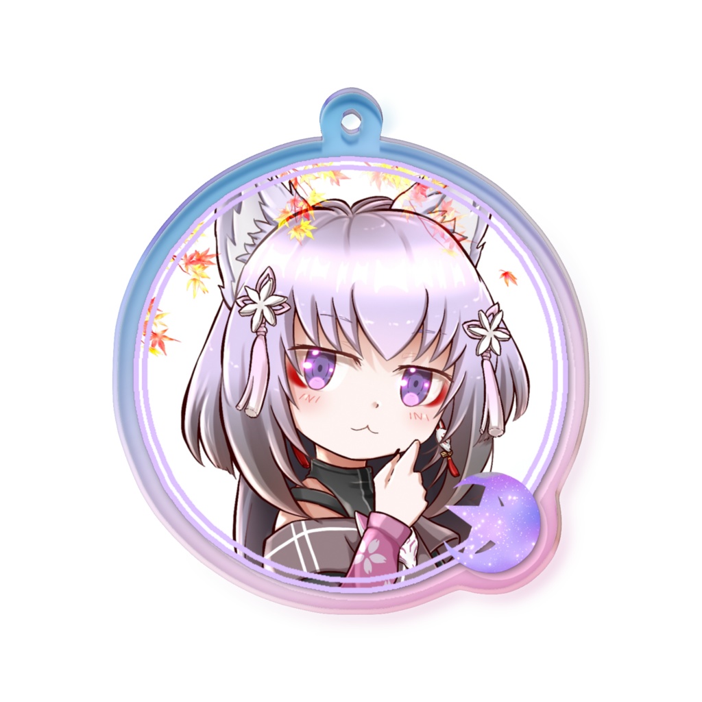 オーロラアクリルキーホルダー_たたな アイコンver. (REALITYアバターイラスト)
