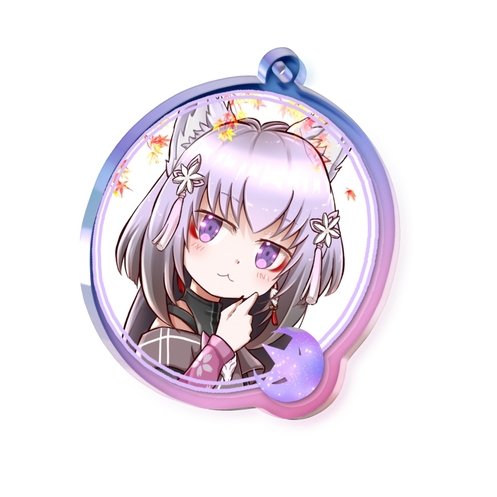 オーロラアクリルキーホルダー_たたな アイコンver. (REALITYアバターイラスト)