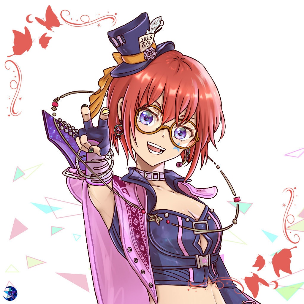 繋がるアクスタ_ナナカ イラストver. (REALITYアバターイラスト)