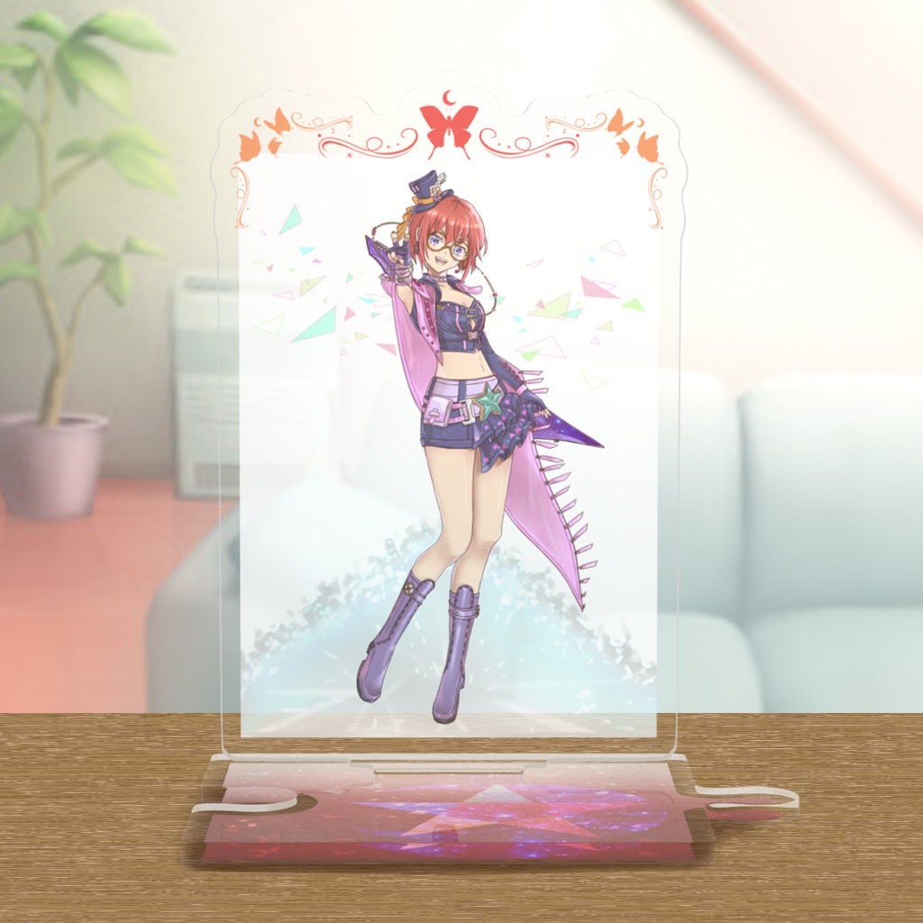 繋がるアクスタ_ナナカ イラストver. (REALITYアバターイラスト)
