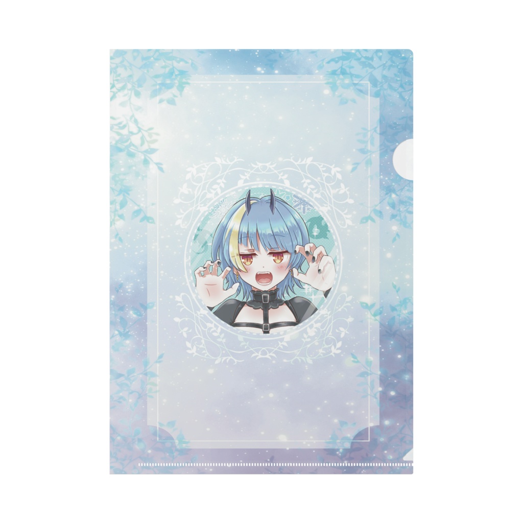 クリアファイル_黒輝 美羽 (REALITYアバターイラスト)