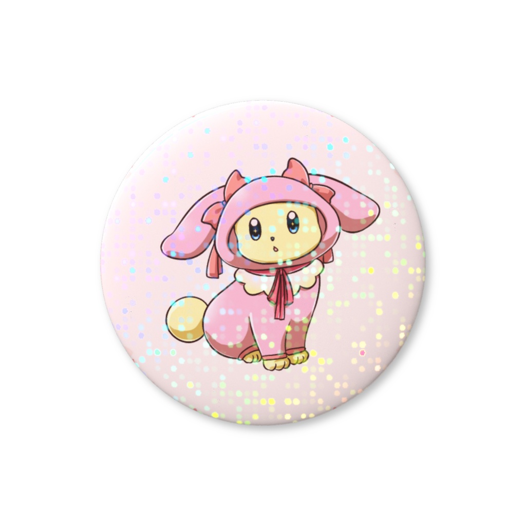 ホログラム缶バッジ_ラビドール (オリポケver.)