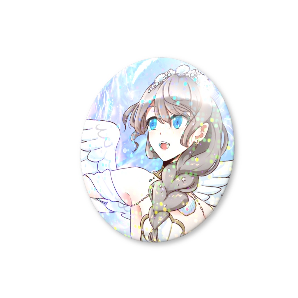 ホログラム缶バッジ_まちまる (REALITYアバターイラスト)