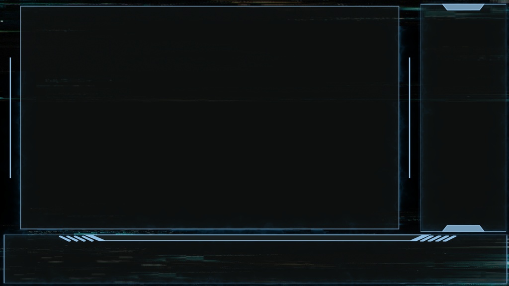 SF風 動く配信画面