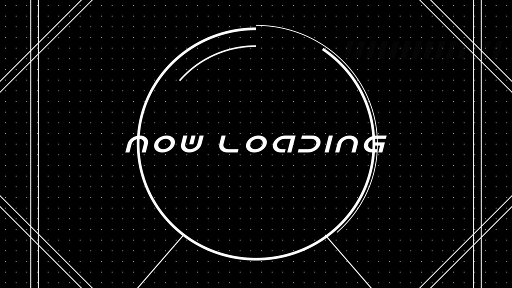 【配信者向け】モノクロかっこいい待機画面