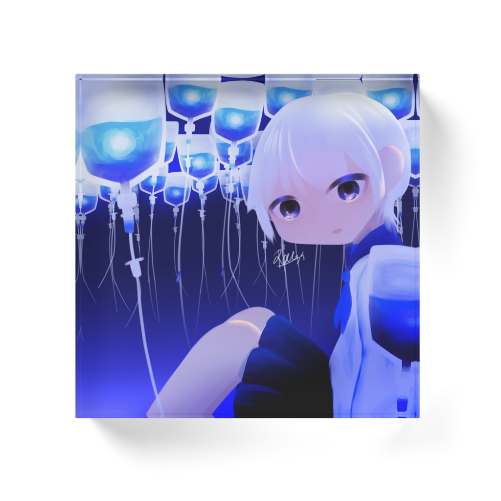 いのち-アクリルブロック