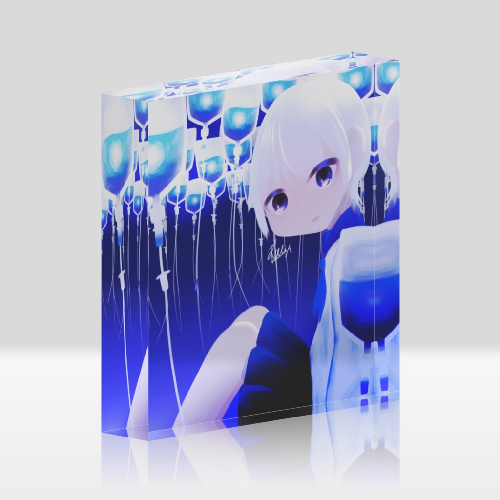 いのち-アクリルブロック