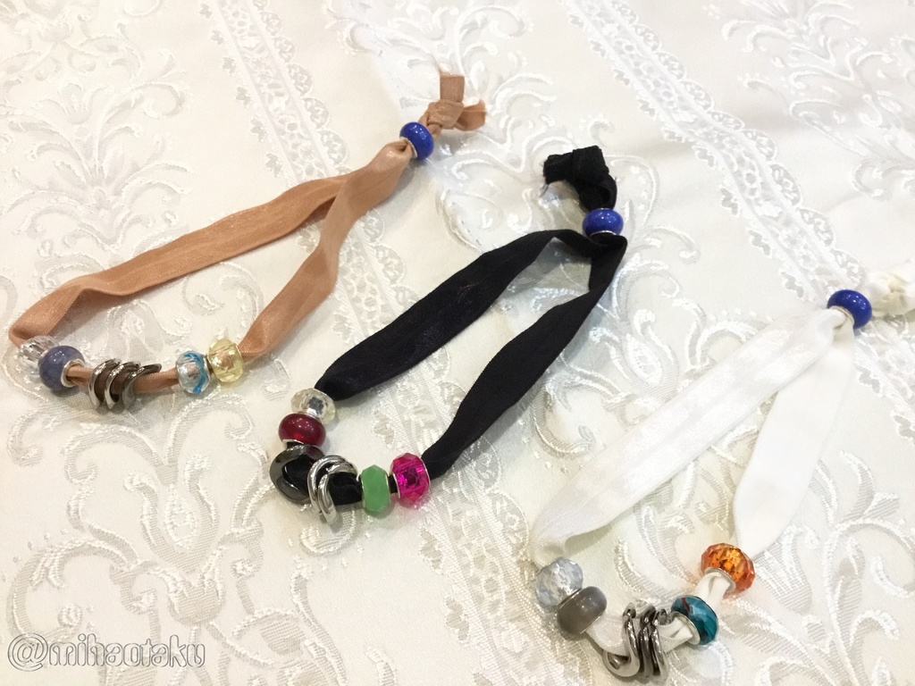 Division character ribbon bracelet