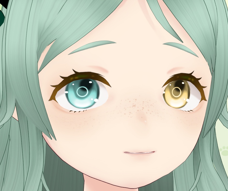 【Vroid】無料版あり瞳テクスチャ(色変更可能) Free Eyes Texture Color Changeable