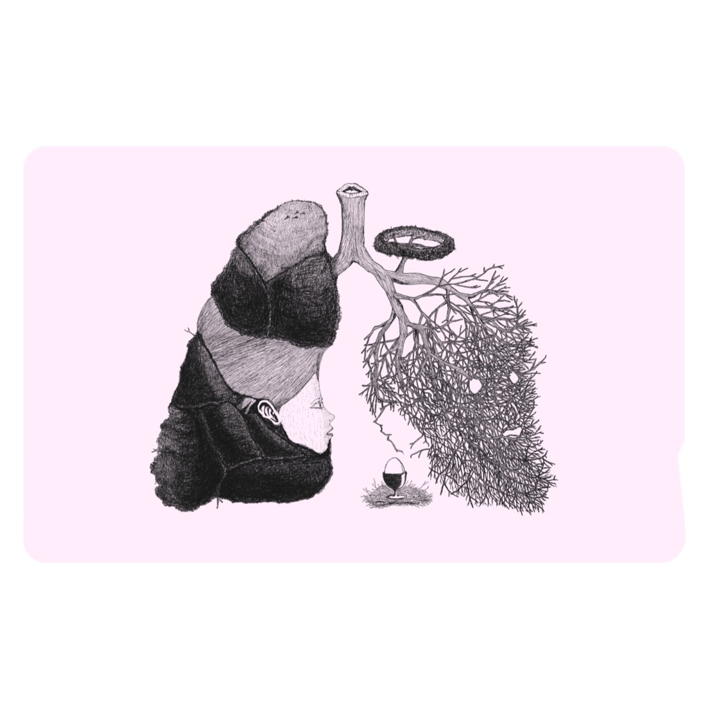 「呼吸と巣」ICカードカラーステッカー