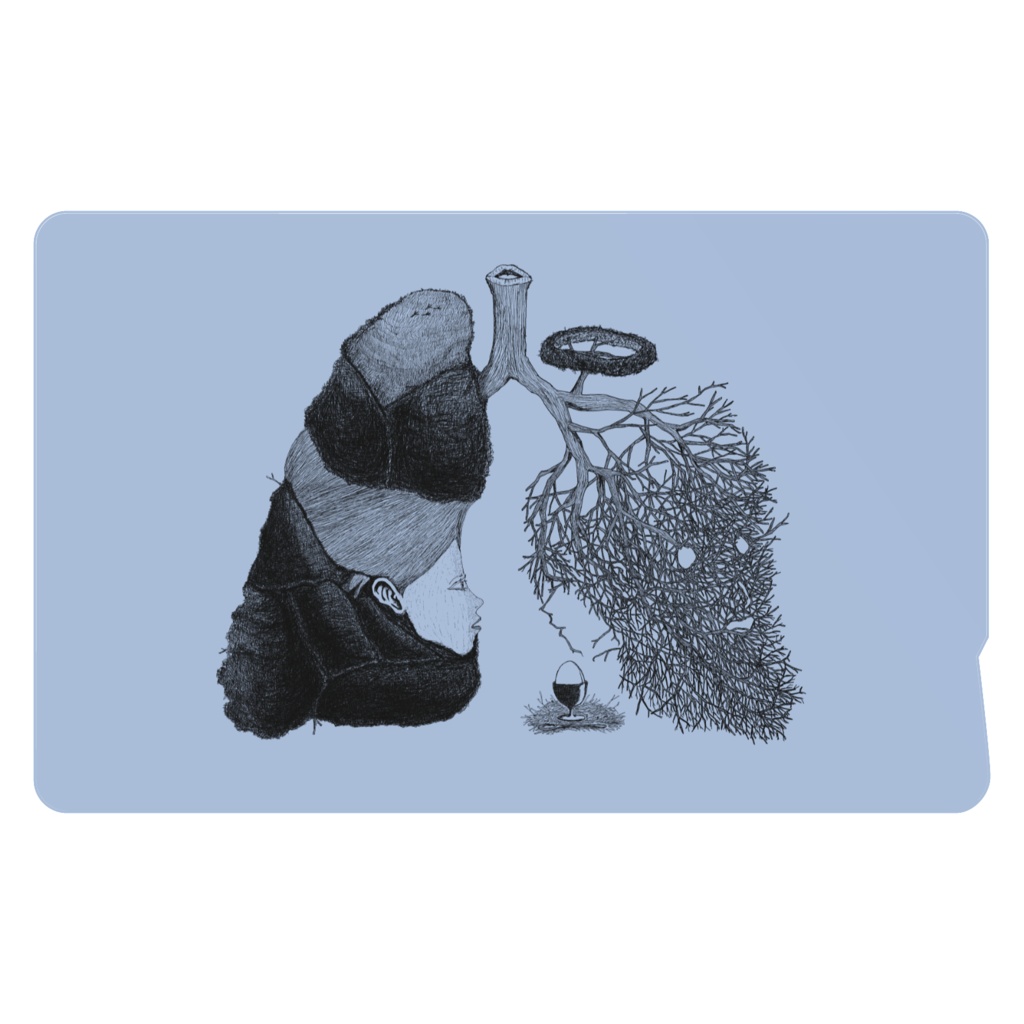 「呼吸と巣」ICカードカラーステッカー