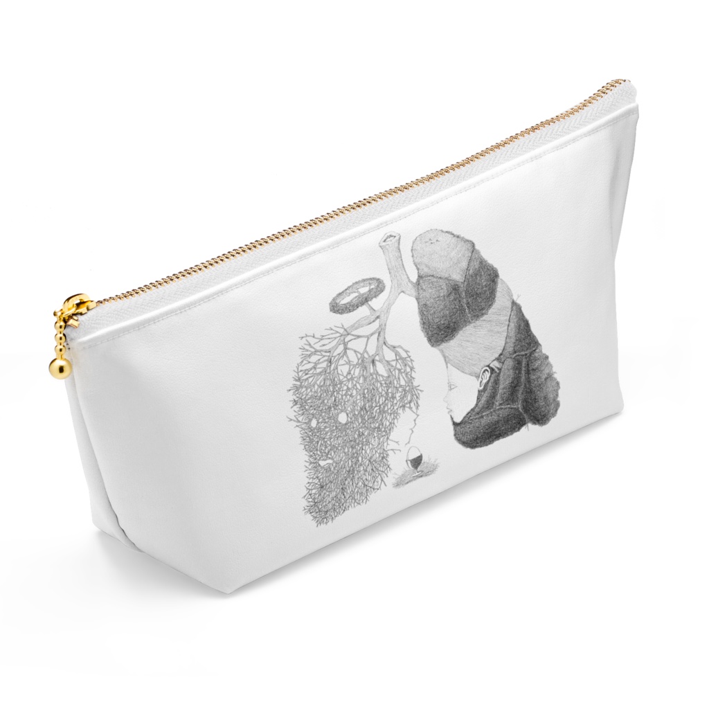 「呼吸と巣」ポーチ