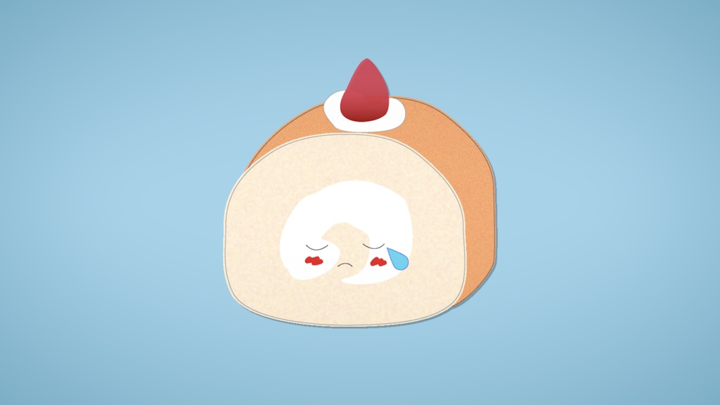 【フリーBGM】ちょっぴり悲しい ロールケーキちゃん