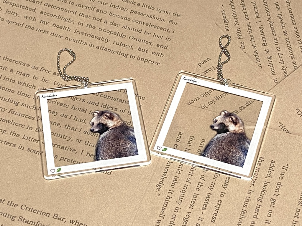 どこでもタヌキ!アクリルキーホルダー【2022年12月27日再販】