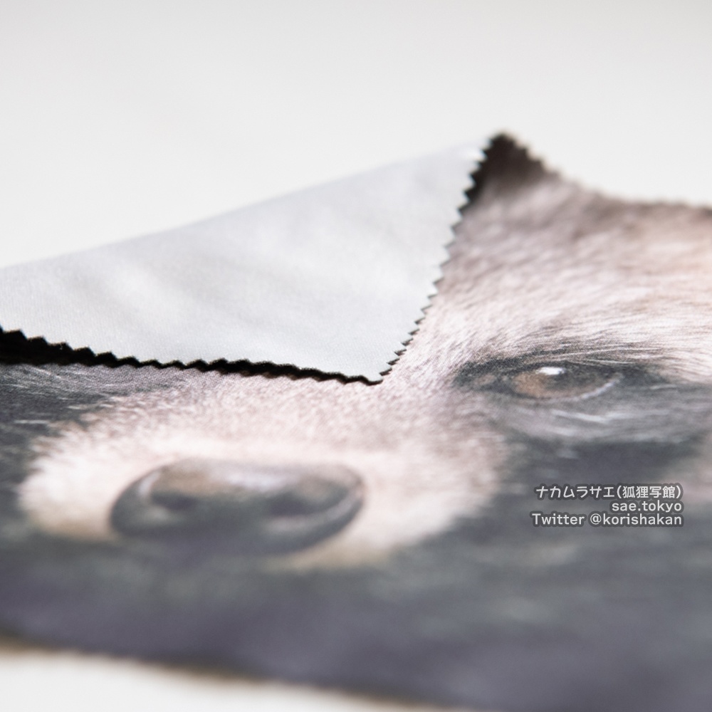 円山動物園の動物写真めがねふき