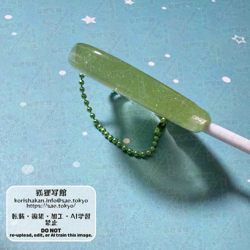 ペロキャン風アクリルキーホルダー