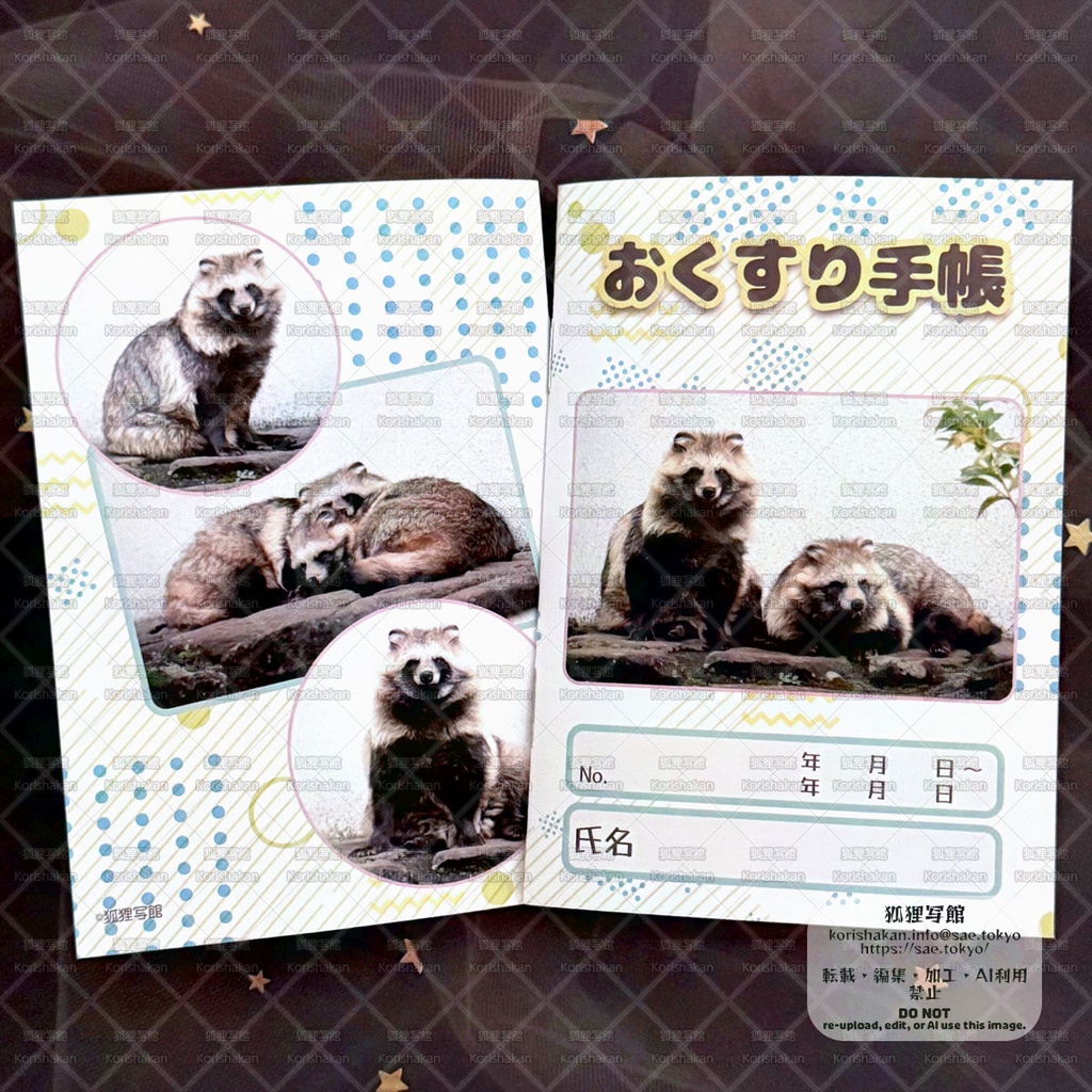 エゾタヌキのおくすり手帳(2025・POP)