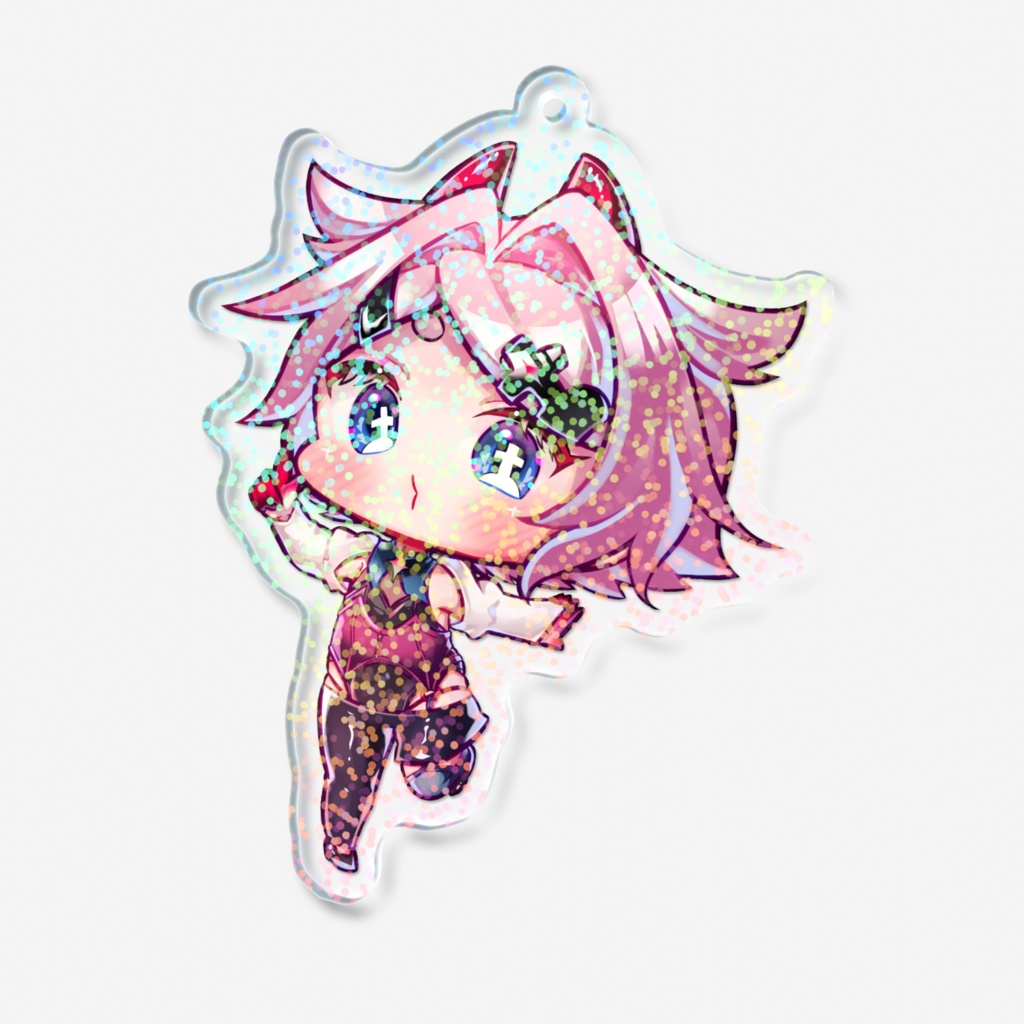 【常設グッズ】小栗ムゥ アクキー2025【ホログラムアクリルキーホルダー】