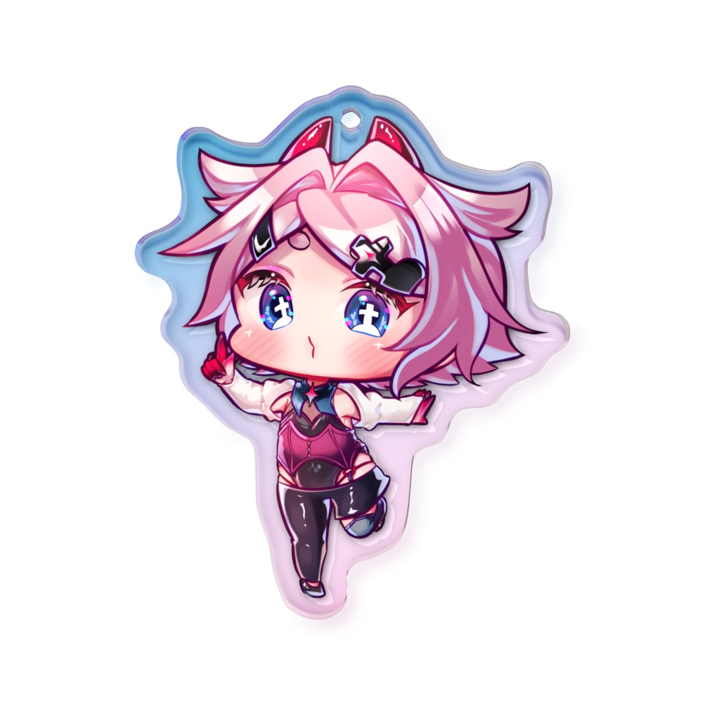 【常設グッズ】小栗ムゥ アクキー2025【オーロラアクリルキーホルダー】