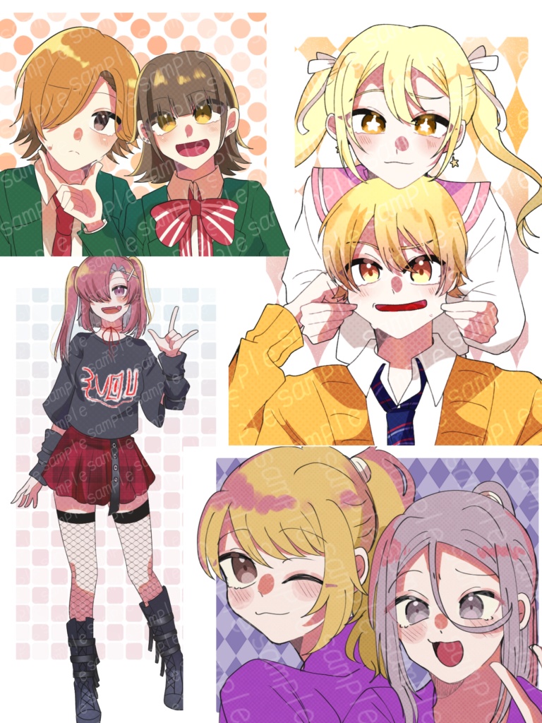 夢絵、コテ同、単体イラストオーダー