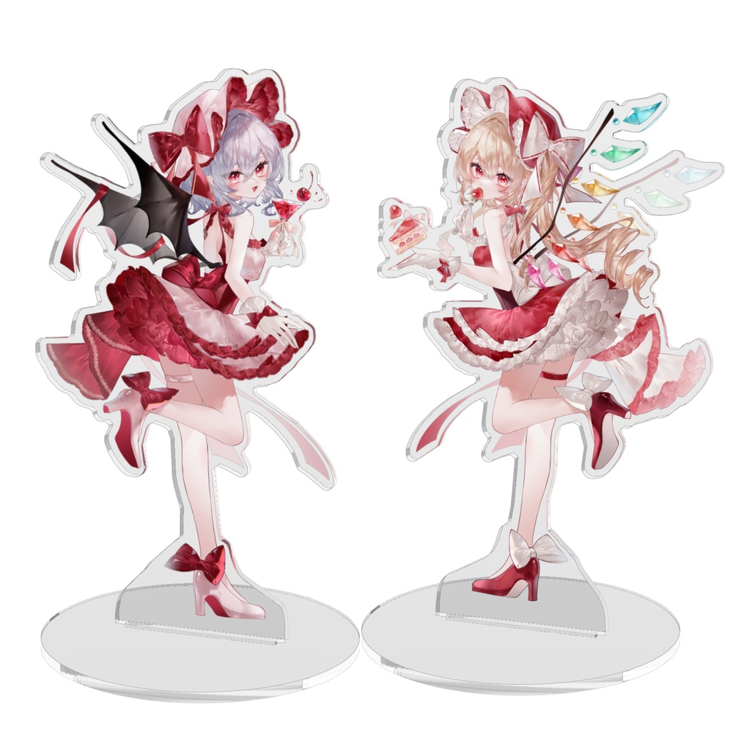 【第十二回博麗神社秋季例大祭】レミリア&フランドール全身アクリルスタンド
