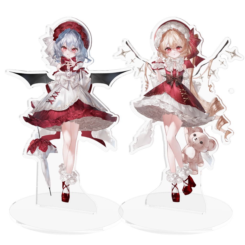 【第二十三回博麗神社例大祭】レミリア＆フランドール全身アクリルスタンド
