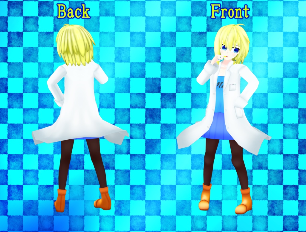 【新衣装追加】オリジナル3Dモデル「サン・ルセア・カーター(Sun_Lucea_Carter)」