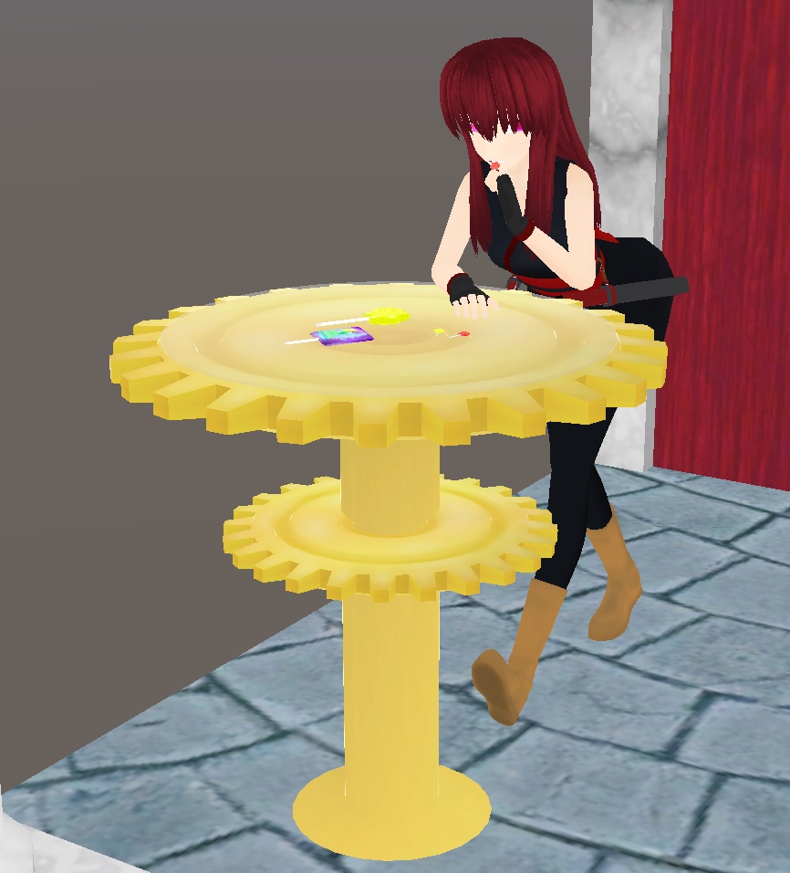 オリジナル3Dモデル「歯車テーブル」