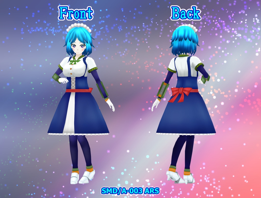 【単体版】オリジナル3Dモデル「SMD/A-003 アルス (Ars)」【PC/Quest対応】