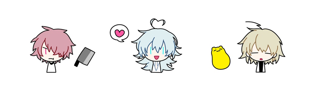 アクキー／デフォルメ三大欲求