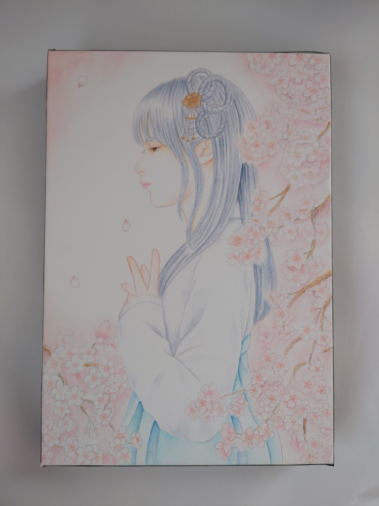 水彩原画 「儚い」 SMサイズ