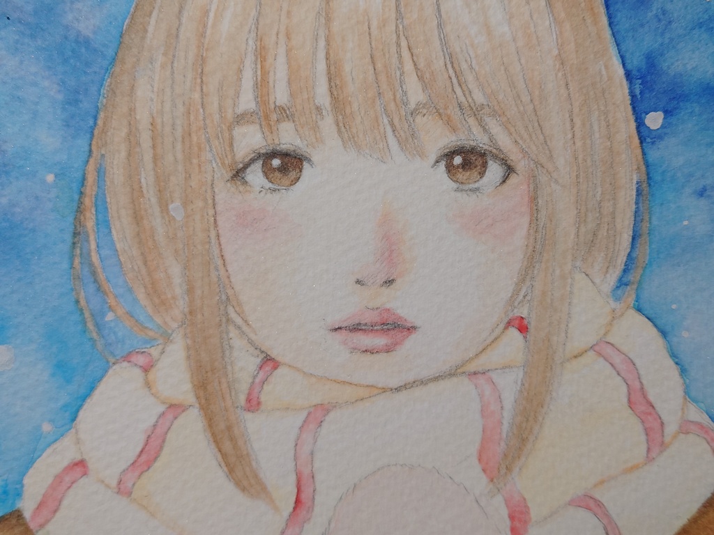 ミニ色紙 女の子