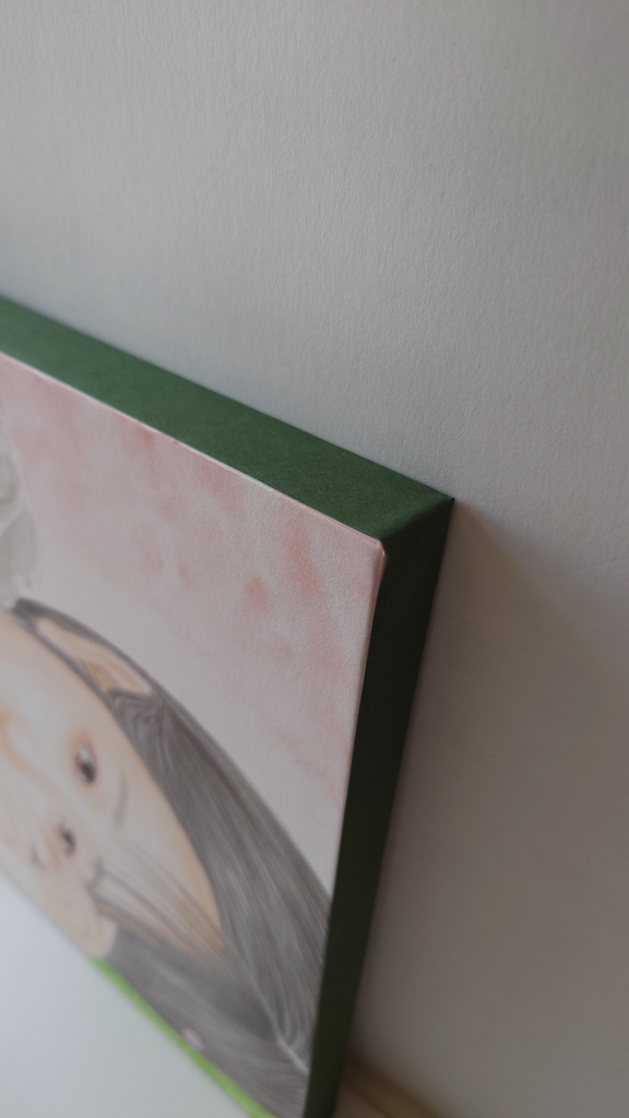 水彩原画 「舞い散る桜」 F4サイズ