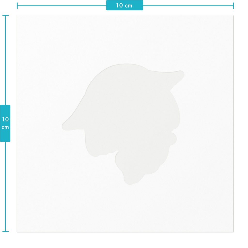 アクキーと同じサイズ!50mm×50mm版ステッカー