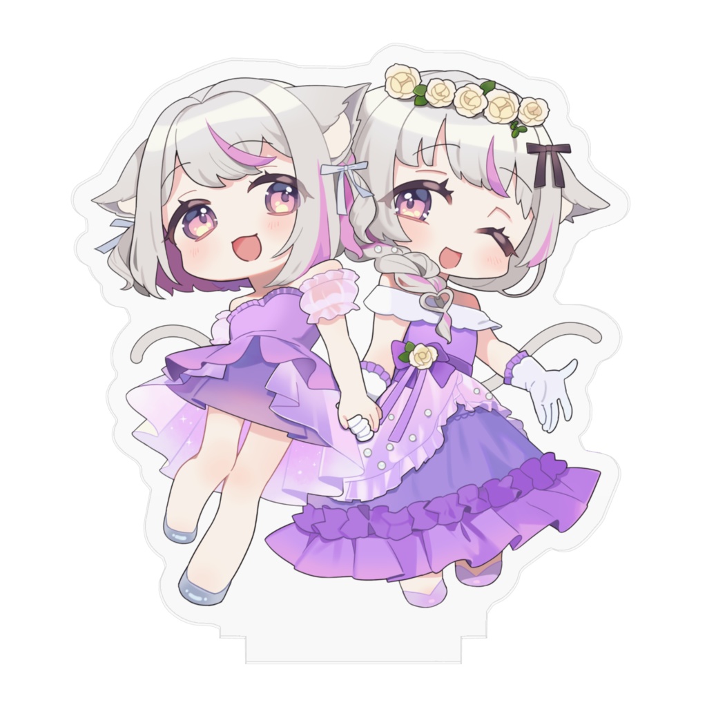 Twitch Partner 2nd anniversary ドレスまおセットアクスタ