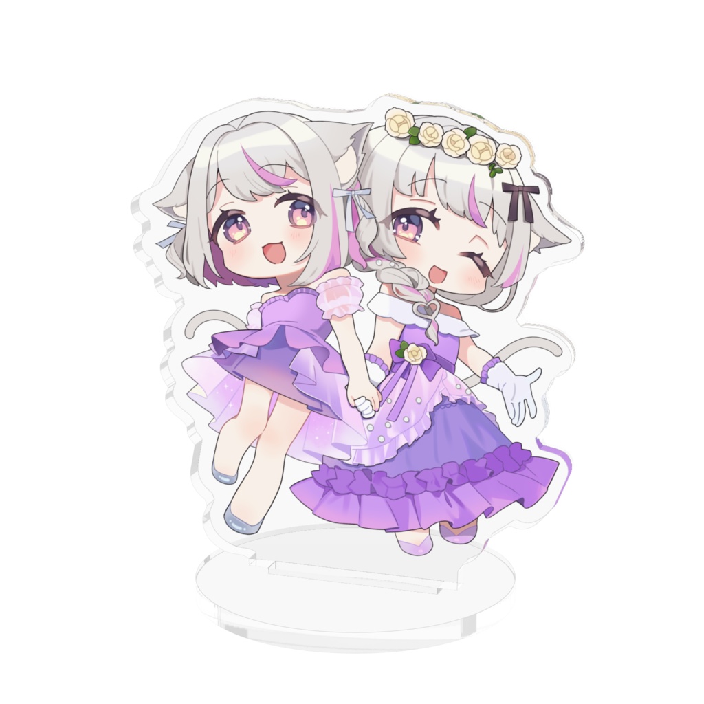 Twitch Partner 2nd anniversary ドレスまおセットアクスタ