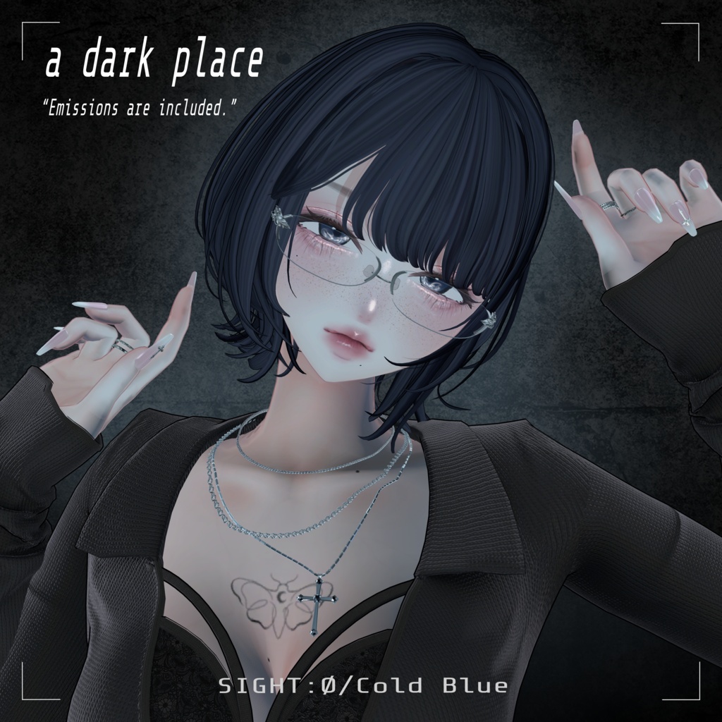 【9avatar対応】SIGHT:Ø eye texture.(5color+EX5color+emission)