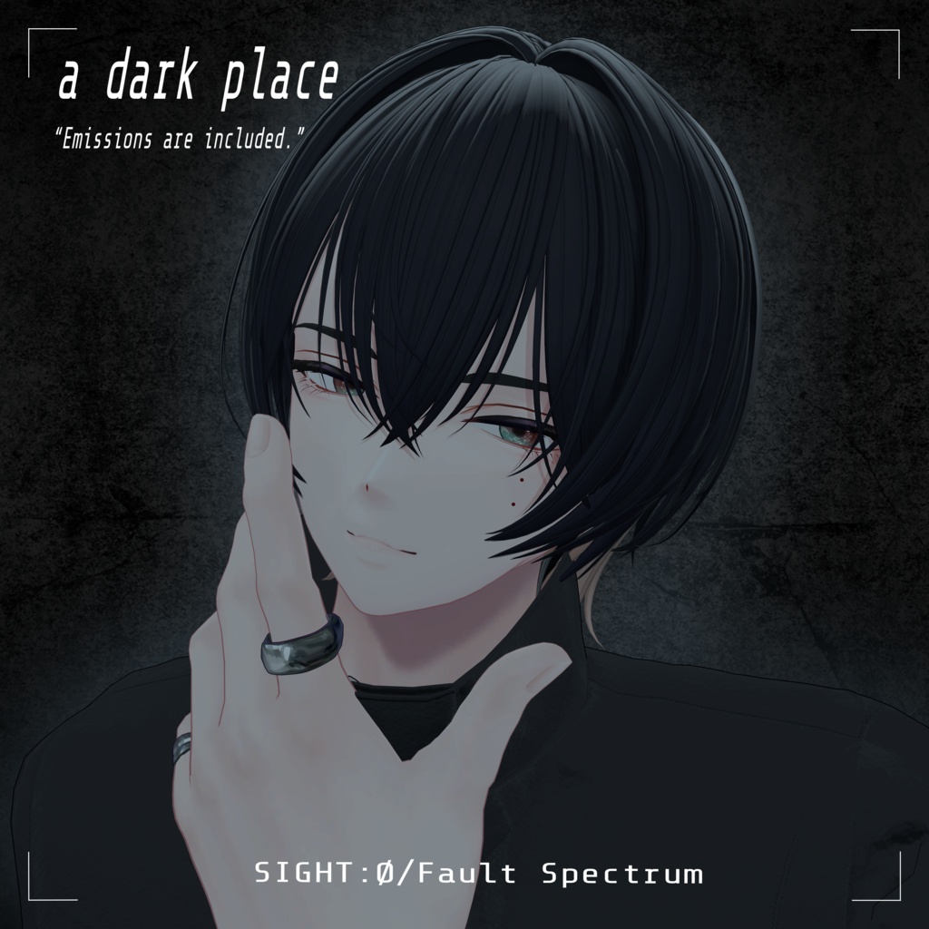 【男性4avatar対応】SIGHT:Ø eye texture.(5color+EX5color+emission)