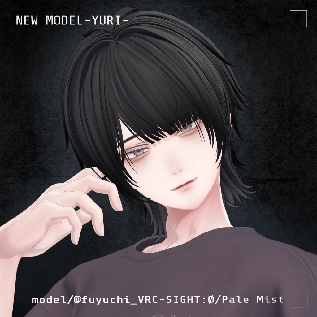 【男性6avatar対応】SIGHT:Ø eye texture.(5color+EX5color+emission)