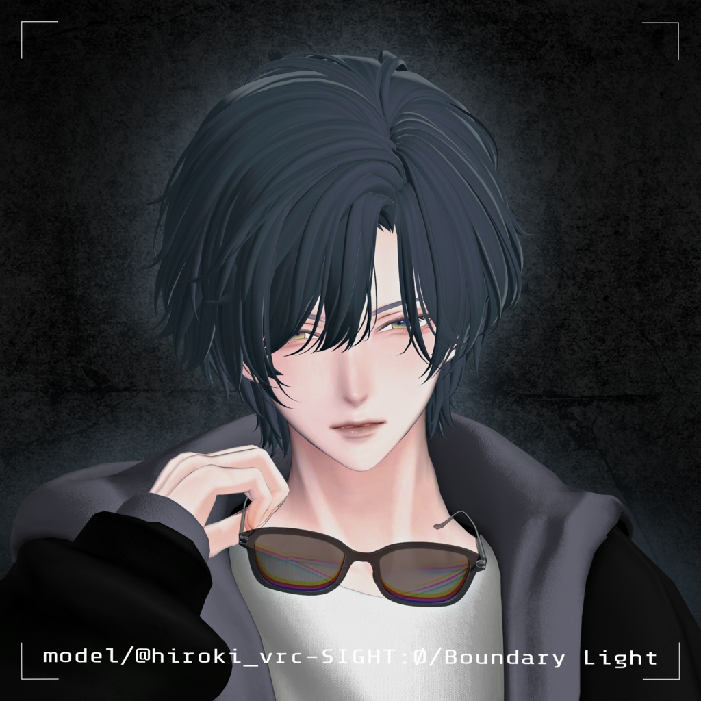 【男性4avatar対応】SIGHT:Ø eye texture.(5color+EX5color+emission)