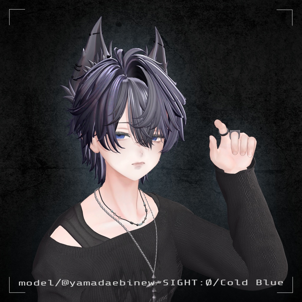 【男性4avatar対応】SIGHT:Ø eye texture.(5color+EX5color+emission)