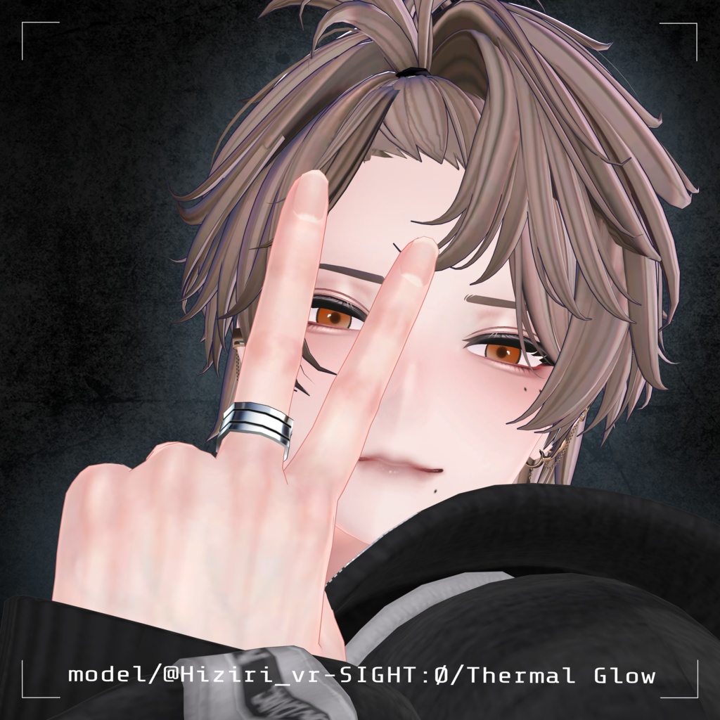 【男性4avatar対応】SIGHT:Ø eye texture.(5color+EX5color+emission)