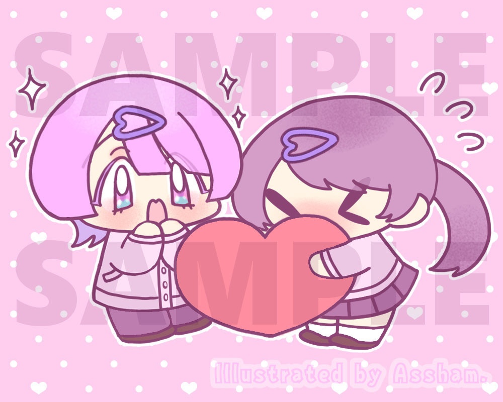 【創作】KISARAGI様&夢都姫ちゃんバレンタインSD