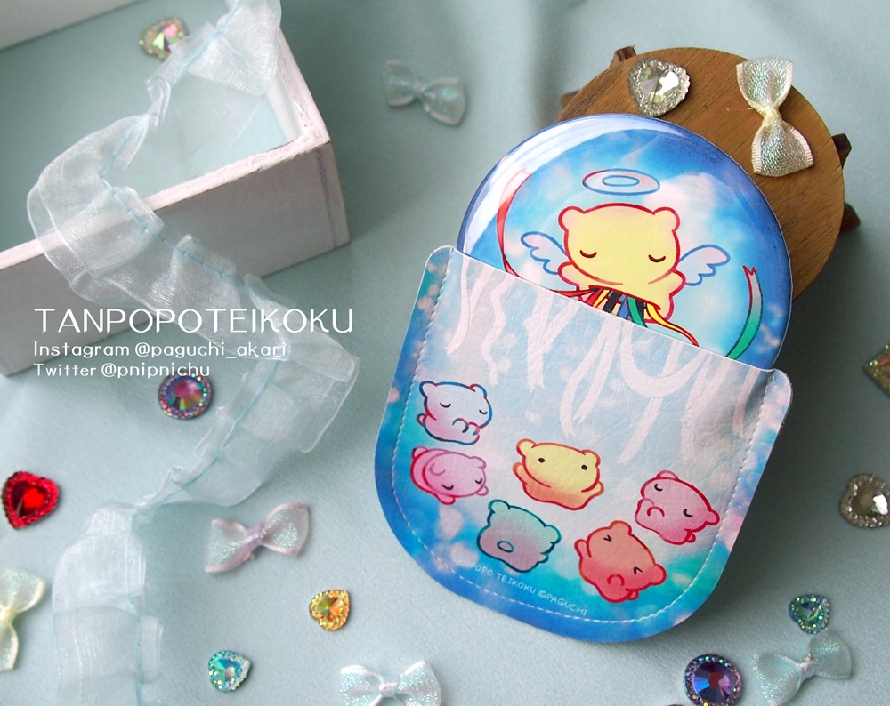 ケース付き缶ミラー