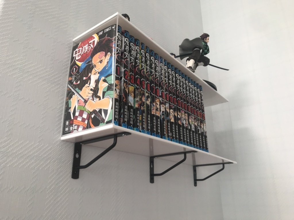 アクリル・コミックシェルフ改