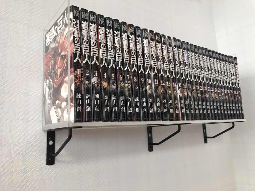 アクリル・コミックシェルフ