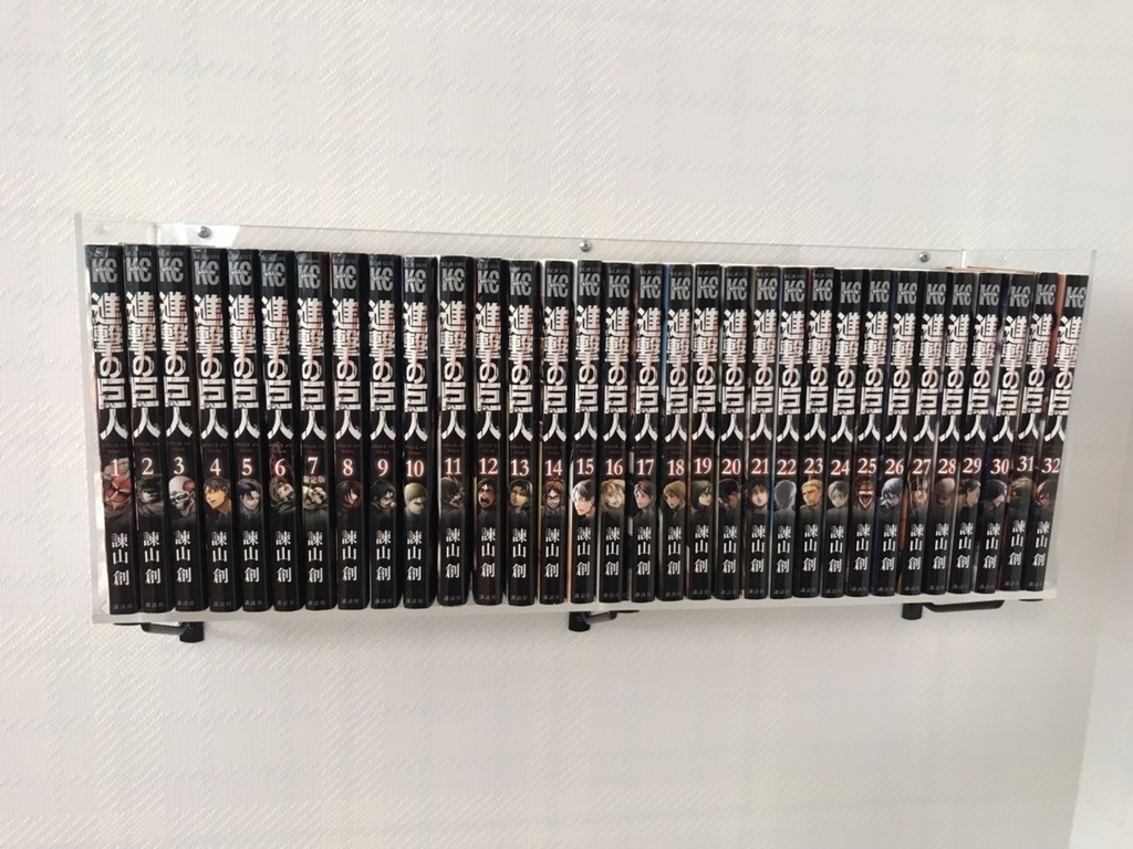 アクリル・コミックシェルフ